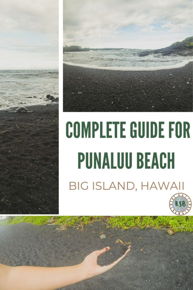 How To Visit The Punaluu Black Sand Beach On The Big Island