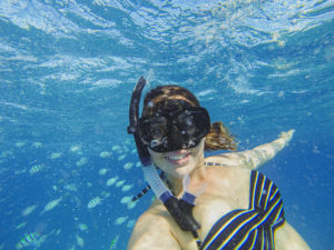 Snorkeling at Electric Beach