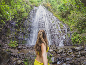 waterfall hikes on Oahu