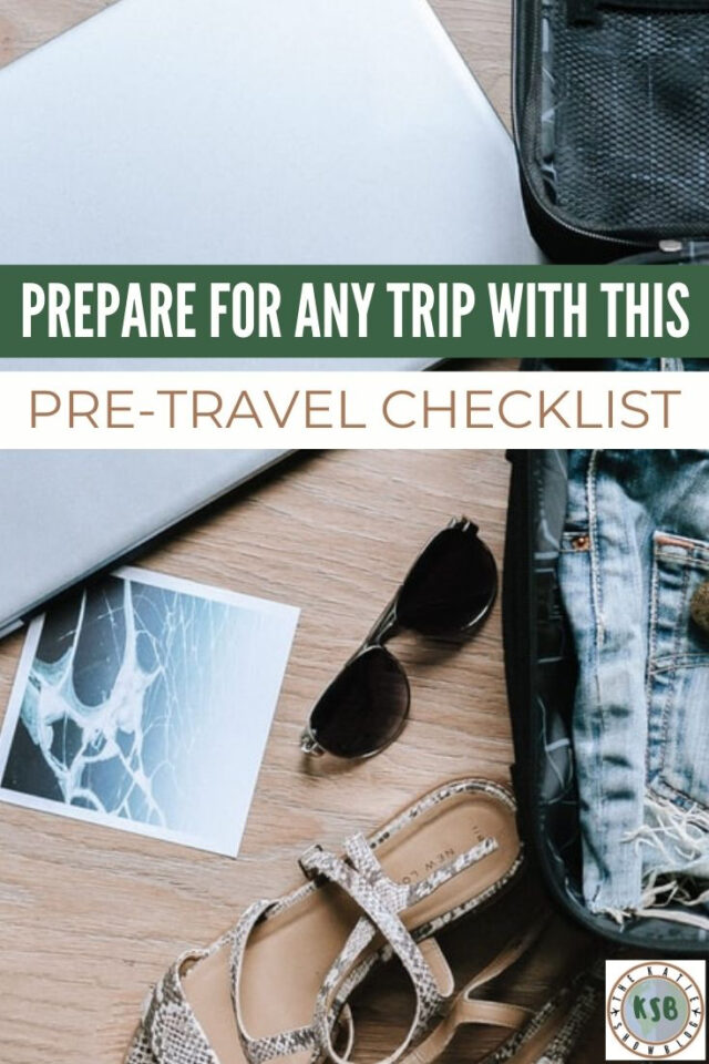 pre travel planning