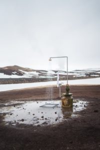 Geothermal pools in Iceland