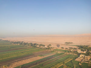 hot air balloon ride in Luxor