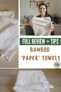 In this post I am reviewing washable paper towels, sharing the pros and cons and whether or not I think this plastic free change is worth it.
