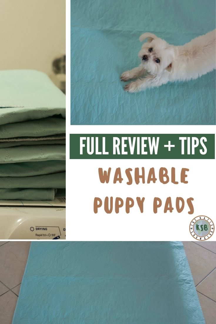 Washable Puppy Pads Review - Plastic Free-ish Challenge Swap #1