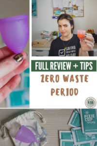 Are menstrual cups worth it or just a trend? Here's my skeptic's guide to a zero waste period by swapping to a menstrual cup.