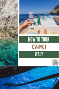 A real talk review on whether a private boat tour of Capri is worth it or overrated when you are visiting the Amalfi Coast.