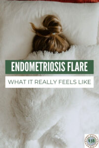 1 in 10 women have it so it's important to spread awareness. Here's a real talk look at what an Endometriosis flare really feels like.