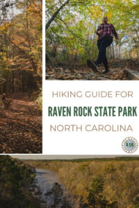 A detailed guide on how to plan a day hiking at Raven Rock State Park with everything you need to know to plan your day out.