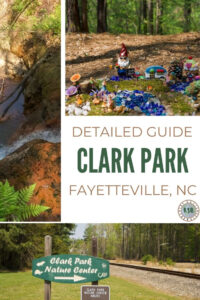 A detailed guide with everything you need to know to plan a visit to the awesome and family-friendly Clark Park, Fayetteville NC.