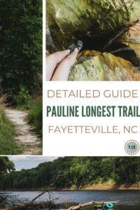 A detailed hiking guide for the Pauline Longest Trail in Fayetteville - cool waterfall, gorgeous river views, and an easy, short trail.