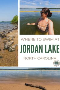 A detailed guide on where to swim at Jordan Lake with everything you need to know to plan your day out to the beaches there.