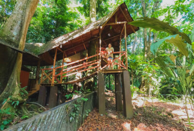 eco-friendly jungle treehouse in Puerto Viejo